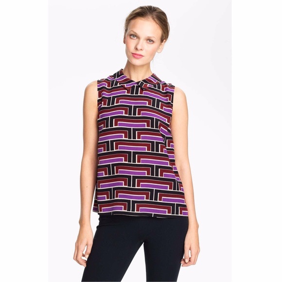 kate spade Tops - Florence Broadhurst Kate Spade Top size 4 Sleevele